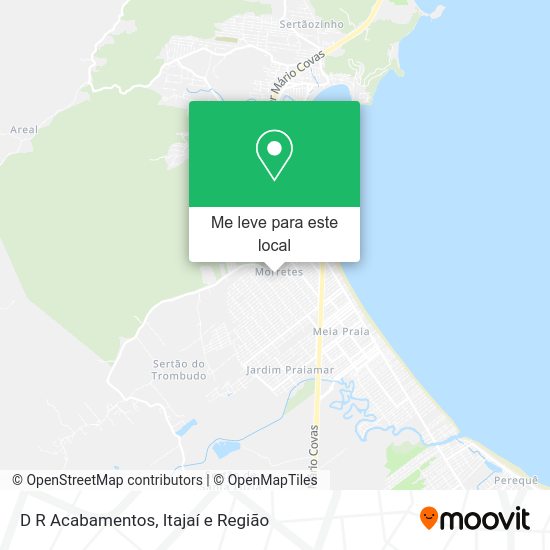 D R Acabamentos mapa