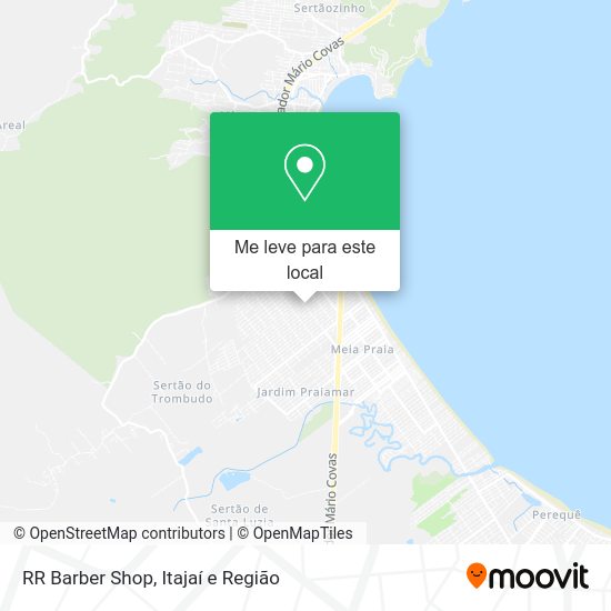 RR Barber Shop mapa
