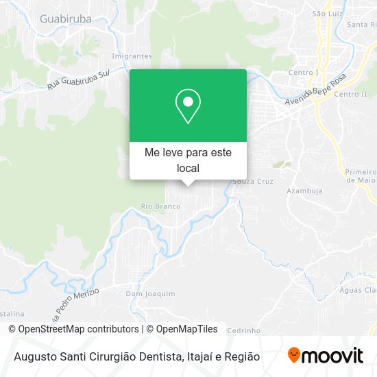 Augusto Santi Cirurgião Dentista mapa