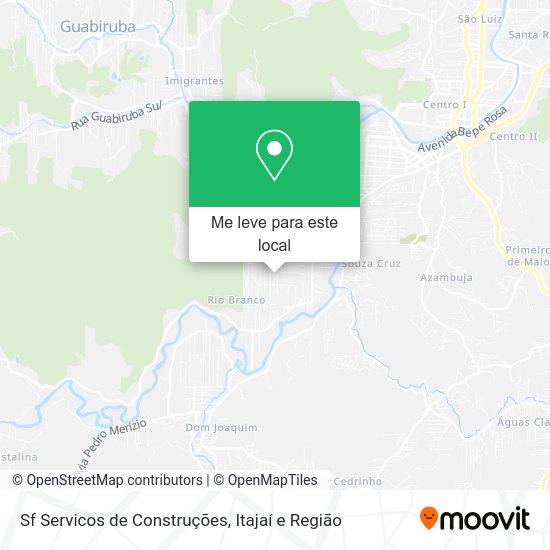 Sf Servicos de Construções mapa