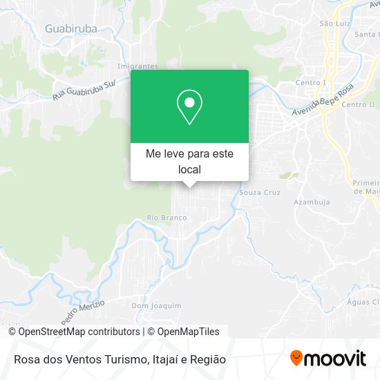Rosa dos Ventos Turismo mapa