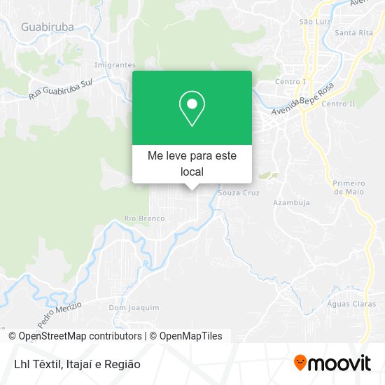 Lhl Têxtil mapa
