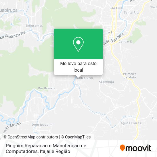 Pinguim Reparacao e Manutenção de Computadores mapa