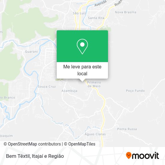 Bem Têxtil mapa