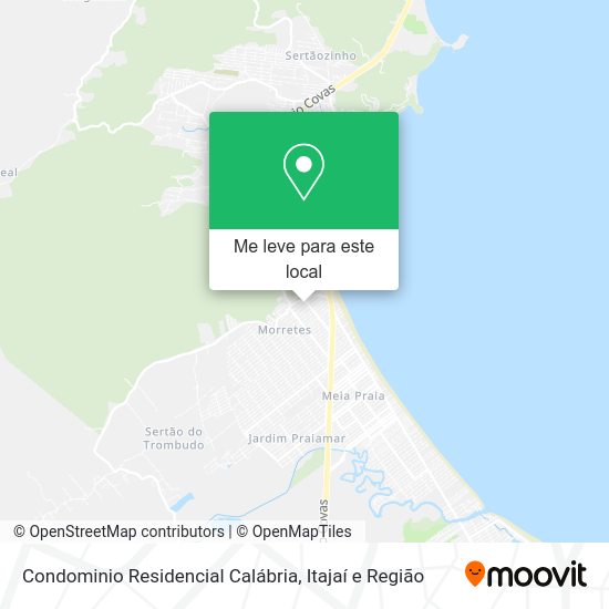 Condominio Residencial Calábria mapa
