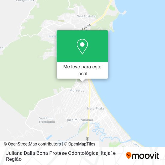Juliana Dalla Bona Protese Odontológica mapa