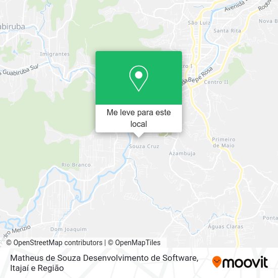 Matheus de Souza Desenvolvimento de Software mapa