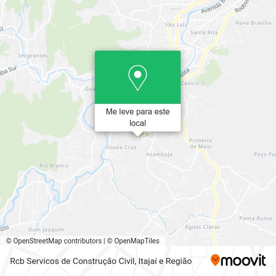 Rcb Servicos de Construção Civil mapa