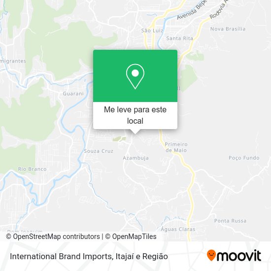 International Brand Imports mapa