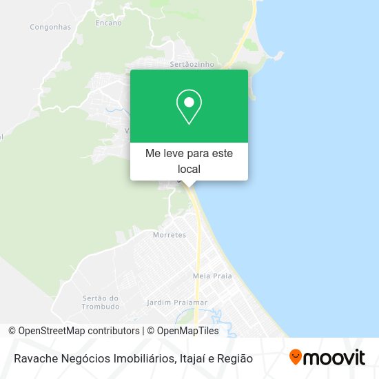 Ravache Negócios Imobiliários mapa