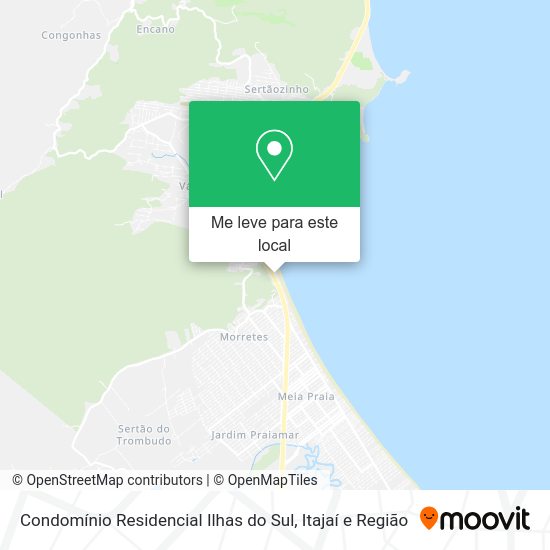 Condomínio Residencial Ilhas do Sul mapa