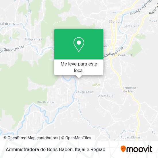 Administradora de Bens Baden mapa