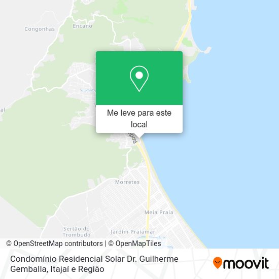 Condomínio Residencial Solar Dr. Guilherme Gemballa mapa