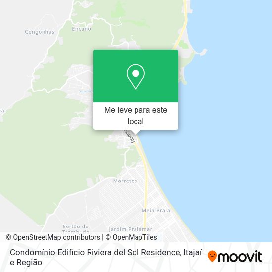 Condomínio Edificio Riviera del Sol Residence mapa