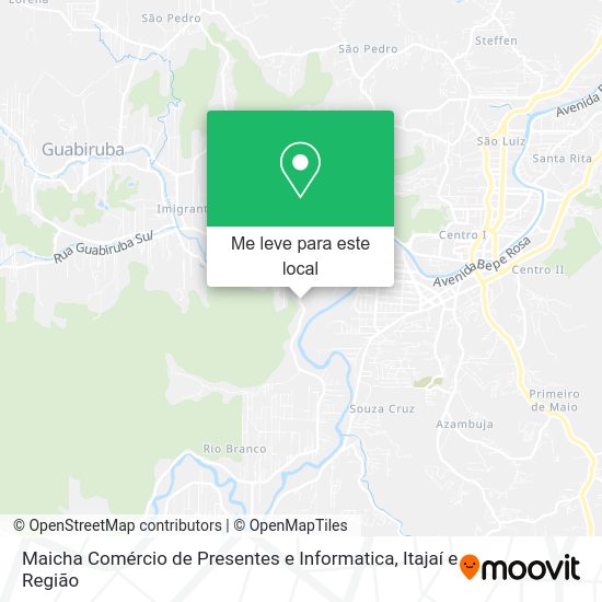 Maicha Comércio de Presentes e Informatica mapa