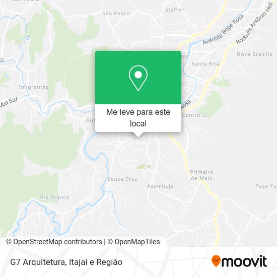 G7 Arquitetura mapa