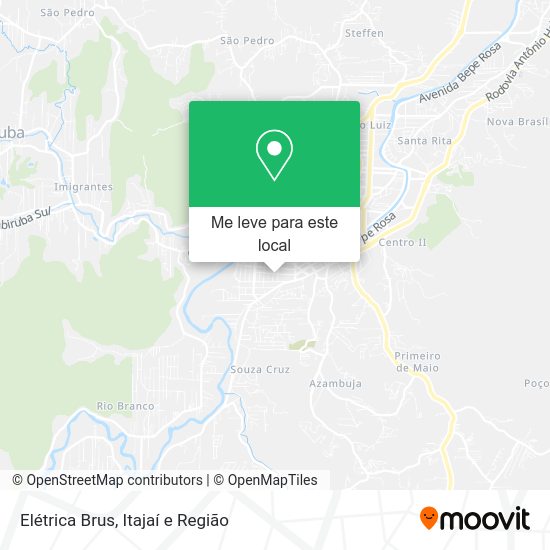 Elétrica Brus mapa