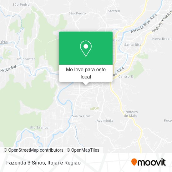 Fazenda 3 Sinos mapa
