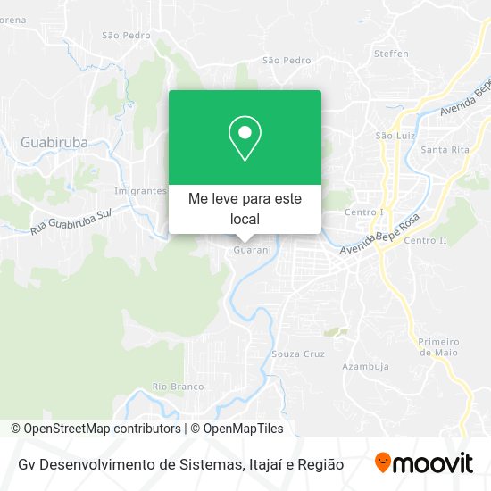 Gv Desenvolvimento de Sistemas mapa