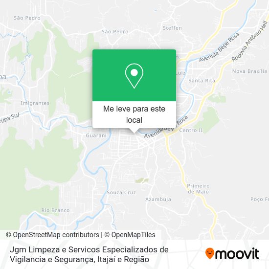 Jgm Limpeza e Servicos Especializados de Vigilancia e Segurança mapa
