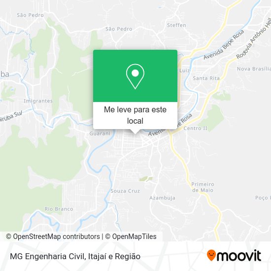 MG Engenharia Civil mapa