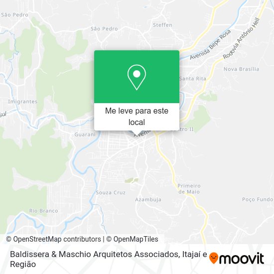 Baldissera & Maschio Arquitetos Associados mapa