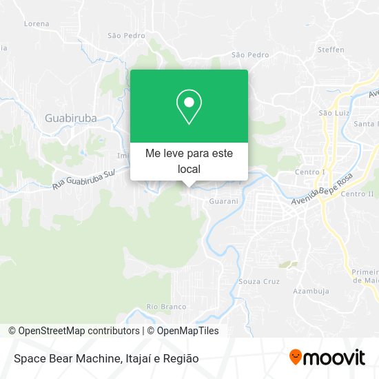 Space Bear Machine mapa