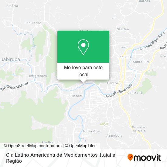 Cia Latino Americana de Medicamentos mapa