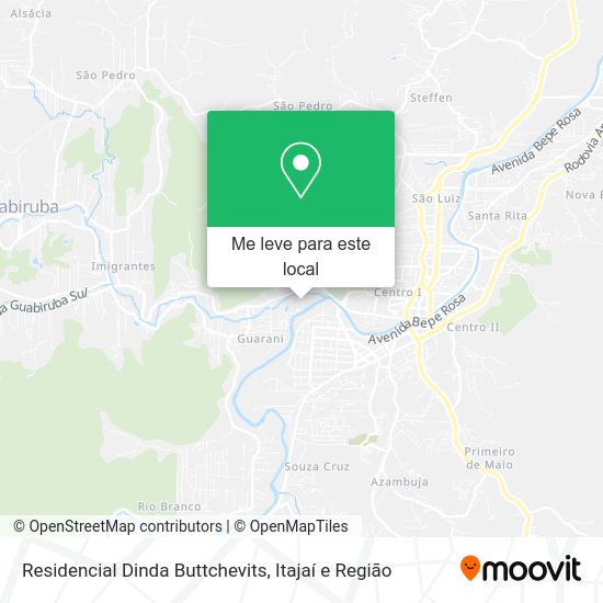 Residencial Dinda Buttchevits mapa