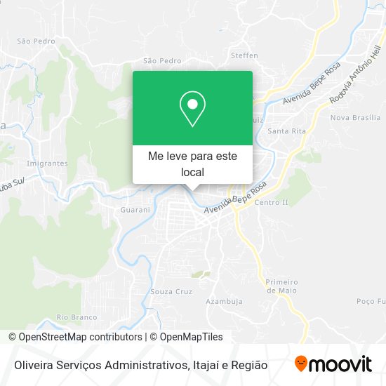 Oliveira Serviços Administrativos mapa