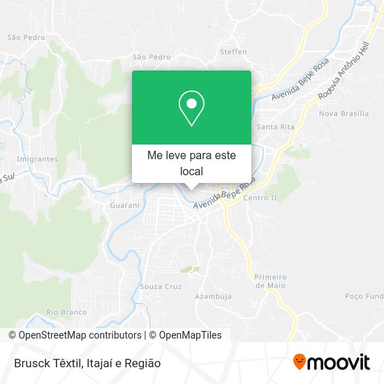 Brusck Têxtil mapa
