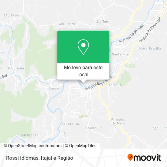 Rossi Idiomas mapa