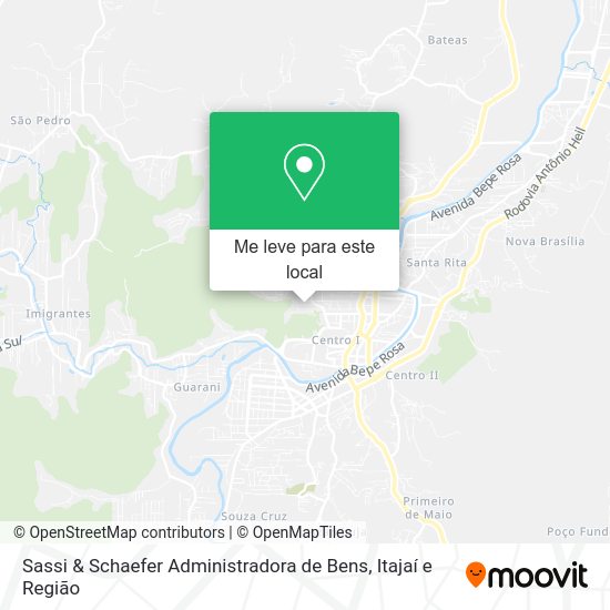 Sassi & Schaefer Administradora de Bens mapa