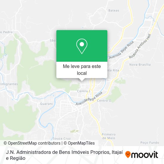 J.N. Administradora de Bens Imóveis Proprios mapa