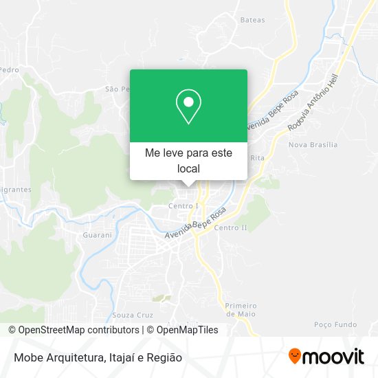 Mobe Arquitetura mapa