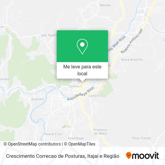 Crescimento Correcao de Posturas mapa