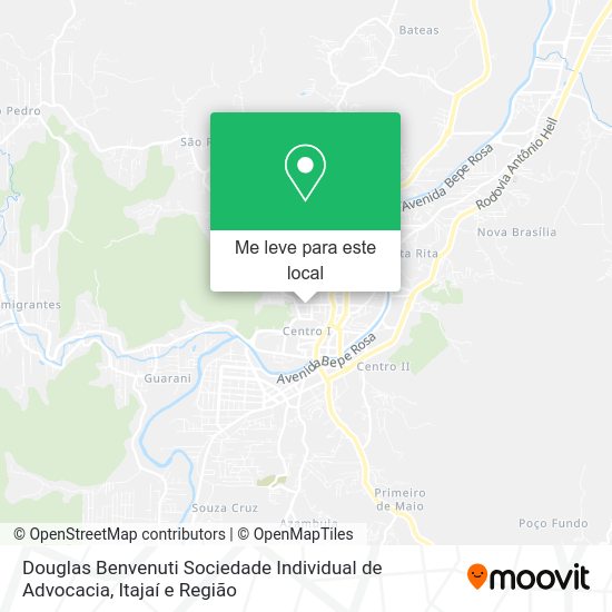 Douglas Benvenuti Sociedade Individual de Advocacia mapa