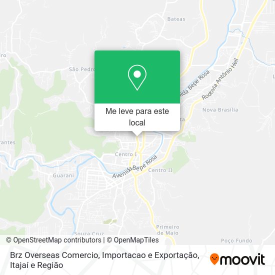 Brz Overseas Comercio, Importacao e Exportação mapa