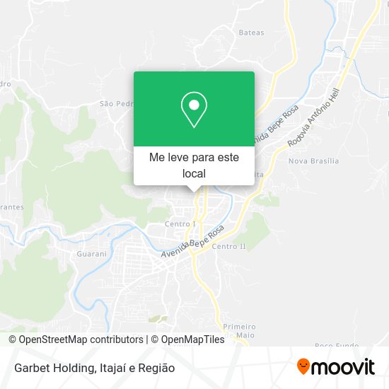 Garbet Holding mapa