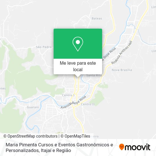 Maria Pimenta Cursos e Eventos Gastronômicos e Personalizados mapa