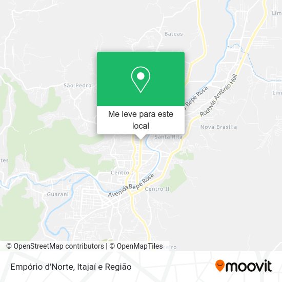 Empório d'Norte mapa