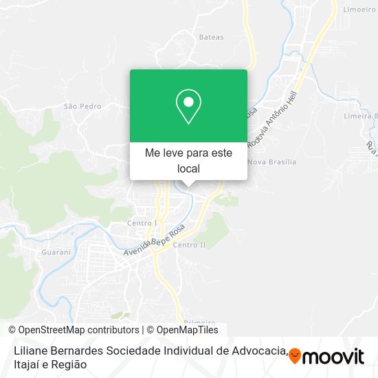Liliane Bernardes Sociedade Individual de Advocacia mapa