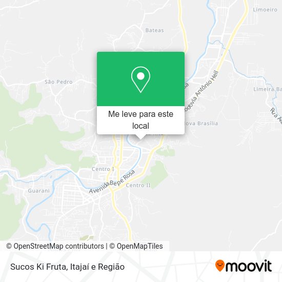 Sucos Ki Fruta mapa