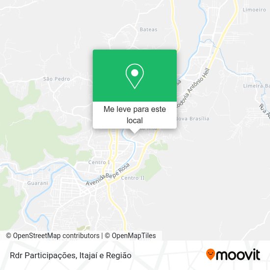 Rdr Participações mapa