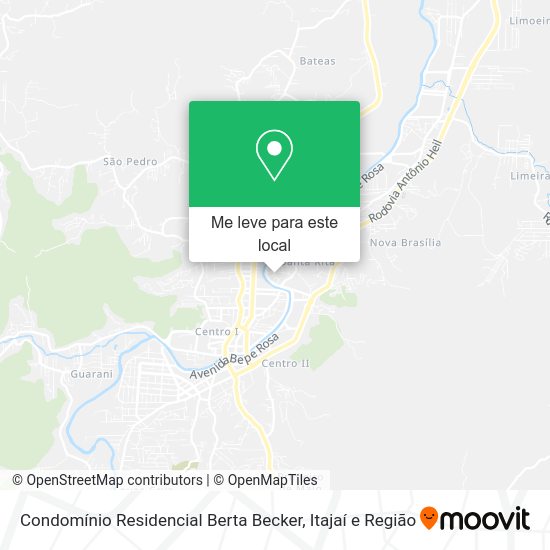 Condomínio Residencial Berta Becker mapa