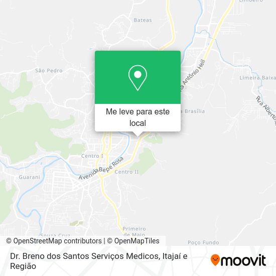 Dr. Breno dos Santos Serviços Medicos mapa