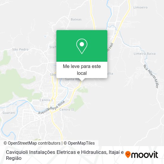 Caviquioli Instalações Eletricas e Hidraulicas mapa