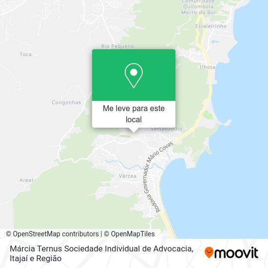 Márcia Ternus Sociedade Individual de Advocacia mapa