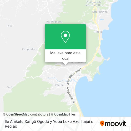 Ile Alaketu Xangô Ogodo y Yoba Loke Axe mapa