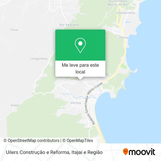 Uilers Construção e Reforma mapa